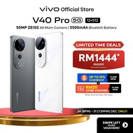 vivo V40 Pro 5G ZEISS Multifocal Portrait, MTKD9200+, IP68+IP69, 5500mAh+80W, AI Aura Light, AI Eras