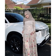 Steva store | BRIELLA JELLYFISH TOP / TOP BLOUSE T-SHIRT JELLYFISH RUFFLE RAMPEL ASYMMETRICWanita
