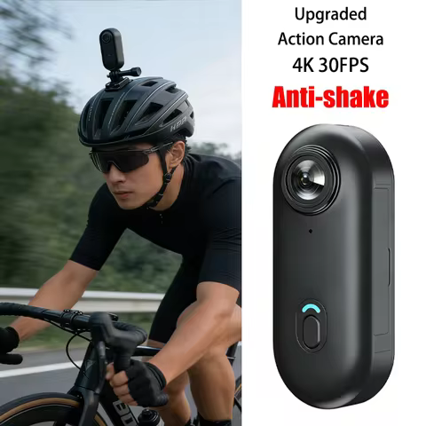 4K Anti shake Action Camera EIS Waterproof POV Small WIFI Cam Vlog Sport Bike Motorcycle Video Recor