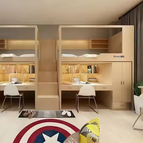 &cCapsule Bed Room Container Bedroom Furniture Pods Hotel Bunk Bed Wood Sleep Hotel Resting Bed