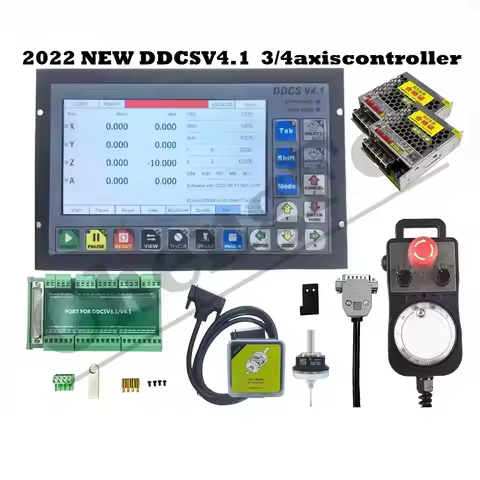 NEW DDCSV3.1 upgrade DDCS V4.1 3/4 axis independent offline machine tool engraving and milling CNC m