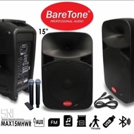 Baretone MAX15MHWR Speaker Aktif Portable 15 inch