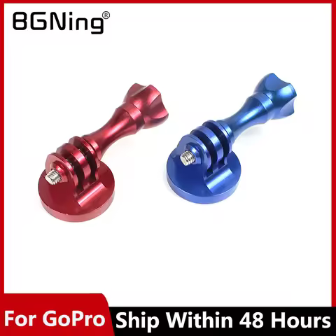 CNC Aluminium Small Tripod Mount Adapter w/ Thread Screw for GoPro HD Hero 13 8 7 6 5 4 Session 2 3 