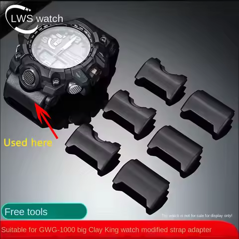 GWG-1000 Modified Strap Adapter For G-SHOCK Casio GWG-1000GB Connector Rubber Strap Stainless Steel 