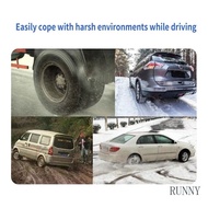 RUNNY Anti-Slip Snow Tire Chain for Car SUV Tie Emergency Tyre Wheel Cable