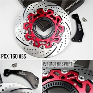♞Front Disc Disc BLACK DIAMOND Honda PCX 160 ABS / NON ABS 260mm CNC Floating | Disc Brake PCX 160