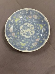 早期 大同 全新 日式花卉 陶瓷淺盤