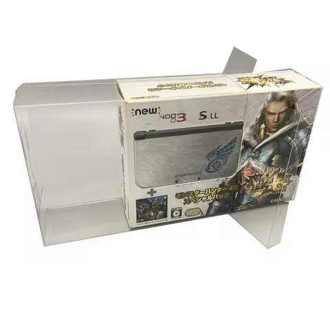 Transparent Box Protector For Nintendo NEW 3DS LL/3DS XL/Monster Hunter 4G Collect Boxes Storage Gam
