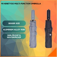 90 Fun Folding Umbrella Aluminum Alloy Tube Practical Waterproof Sun Protection Umbrella Rainy And S