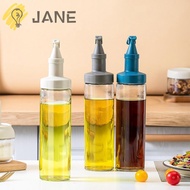 JANE Vinegar Container, White 500ml Olive Oil Dispenser, Large with Non-Drip Spout with Auto Flip Cap Oil Pot Air Fryer
