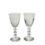 二手Baccarat葡萄酒杯套裝（2 件） - 品牌餐具，杯子，香檳杯，水晶玻璃，透明