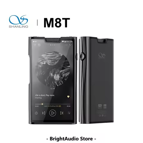 SHANLING M8T Flagship Tube Android Portable HIFI Music Player MP3 Bluetooth Walkman dual AK4191EQ du