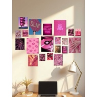 Pink Aesthetic Wall Collage | Baddie vibes | Vibes Slay Room Decor