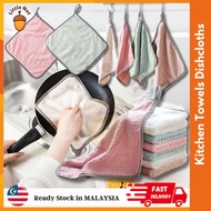 Kitchen Rags Microfiber Kitchen Towel Cleaning Cloth Non-stick Oil Kain Dapur Pembersih Dapur Dapur 