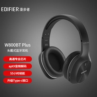 漫步者（EDIFIER）W800BT Plus头戴式立体声蓝牙耳机 音乐耳机 手机耳机 适用苹果华为小米 黑色