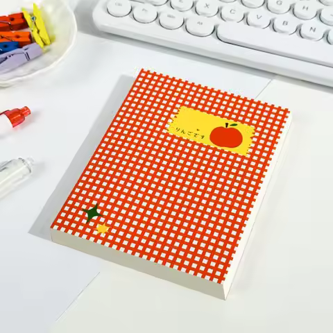 New Tomato Notebook Thick Blank Notepads with 78-96 Page Diary for Writing Drawing Sketching Journal