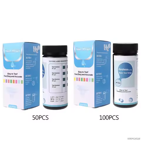 Water Hardness Test Strips, Best Test Kit for Testing Hard and Soft of Water,Easy Use to Test Total