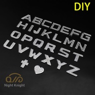 30mm DIY Metal Stickers Diamond Car Stickers Car Stickers English Letter Stickers Number Stickers Car Stickers Stickers Body Stickers Motorcycle Stickers Motorcycle Stickers