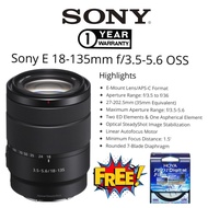 (READY STOCK)Sony E 18-135mm F/3.5-5.6 OSS Original Lens for Sony a6000 a6100 a6300 a6400 a6500 a660