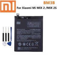 MI 100% Orginal BM3B 3300mAh Baery For MI Mi MIX 2 /MIX 2S BM3B High Quty one Replacement Baeries +Tools