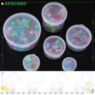 AVOCAYY Beads Container Round  Hardware  Jewelry Organizer