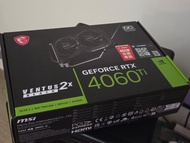 MSI RTX 4060 Ti Ventus 2X Black 8GB 顯示卡