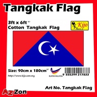 Tangkak Flag / Daerah Flag Johor / Johor Tangkak Flag / Cotton Tangkak Flag