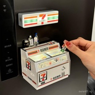 711Convenience Store Refrigerator Magnet Refrigerator Model Ornament Openable Toy Personalized Creat