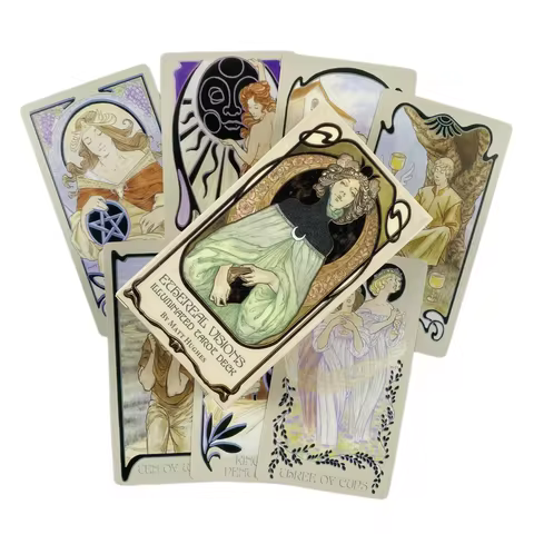 Ethereal Visions Tarot Deck Illuminated Cards Game Fortune-telling Oracle Divination Edition Creativ
