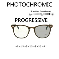 Transition Photochromic Optical Glasses Progressive Multifocal Reading Glasses +0.75 +1 +1.25 +1.5 +