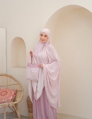 Mukena Laica Kombinasi Rayon Sabrina Violet Ice All Size