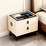 全城热卖 - 輕奢簡約智能床頭櫃｜現代實木多功能床邊櫃｜藍牙音響網紅收納櫃｜懸浮設計無線充電觸控｜輕智聲韻櫃系列｜實木智能聲光家具｜網紅臥室收納神器｜簡約風藍牙音響邊櫃｜一體化智能儲物系統｜現代家居智