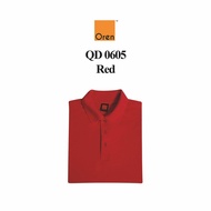 OREN SPORT QD0605 Red Quick Dry Polo T-Shirt Unisex Sportswear Cool Fit Microfiber SUNBEAR.com.my