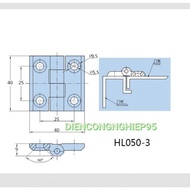 PHUKIENCNC Hinge HL050-3 INOX 304/ Stainless steel electrical cabinet hinge 304/ High quality cabine