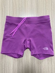 《全新未拆標》THE NORTH FACE 北臉 女 M號 專業紫 時尚訓練training 健身 重訓 運動短褲