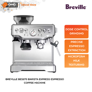 Breville Barista Express Espresso Coffee Machine BES870 MIcrofoam Milk Texturing BES870 Mesin Kopi