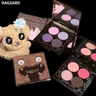 HAGGARD Eye Shadow Four Colors Smoke Matte Flash Low Saturation Multi-Color Eye Shadow