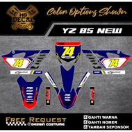 Decal yz 85 fullbody sticker yz 85 fullbody motorcycle sticker yz 85 fullbody decal sticker yz 85