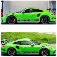 สติ๊กเกอร์ด้านข้างรถ Porsche 911 & 718 GT3RS สามารถปรับแต่งได้