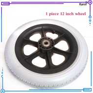 Karol.mall ล้อหลังเก้าอี้รถเข็น 12 นิ้ว ล้อรถเข็นตันราคา/1ล้อ ล้อหลังรถเข็นคนพิการ12นิ้ว ล้อหลังรถเข