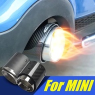 Genuine 1 Piece New Carbon fiber top Quality Exhaust Muffler Tips for MINI Cooper S F54/F55/F56/F57/
