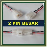 Large 2 pin socket and cable large 2 pin socket/ large 2 pin cable connector/ large 2 pin cable sock