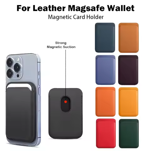 Magnetic Wallet Card Holder Leather Case for Magsafe IPhone 14 16 15 13 12 Pro Max Plus 16Pro Phone 