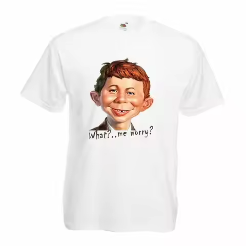 MAD Alfred E Neuman What Me worry T shirt