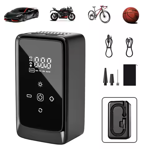 Wireless Air Compressor Portable Air Pump Smart Digital Electric Car Air Pump for Motorcycle Bicycle