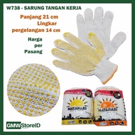 MATAHARI Working Gloves Anti-Slip Dot Spot Work Gloves Safety Gloves Industrial Project Work Gloves 
