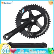 48T 166mm Fixed Sprocket Crankset Alumniun Alloy Crankset Single Speed Track Bike Crankset Sprocket