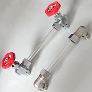 Cork water level gauge 3 branch glass tube elbow steam generator boiler water level elbow water stea