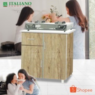 2.5 Feet Gas Cooker Cabinet With Mosaic Top / Cooking Cabinet / Kitchen Storage
