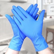 QY2Disposable Nitrile Gloves Thickened Rubber Latex Gloves Waterproof Oil-Proof Acid-Resistant Food Nitrile Gloves Whole